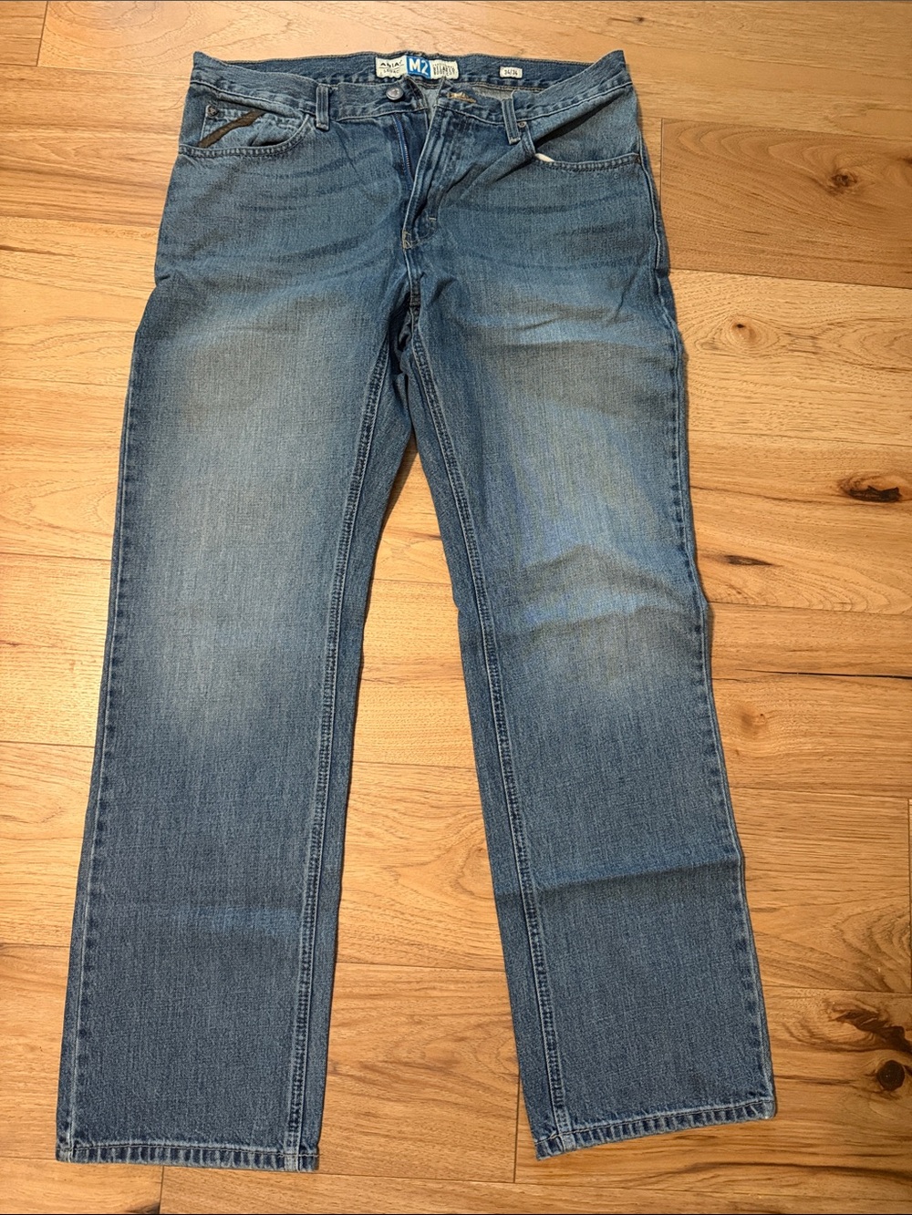 Men’s Ariat Light Wash Straight Leg Jeans
